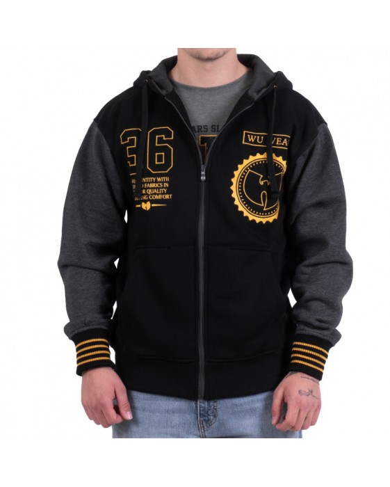 36 Sweatshirt black - Symbol Wear zipper Wu